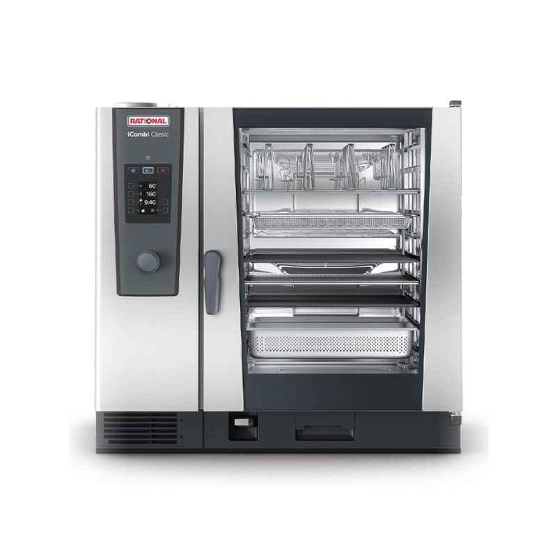Rational iCombi Classic 102CE Buhar Konveksiyonlu Fırın, 10x2/1 GN Kapasiteli, Elektrikli